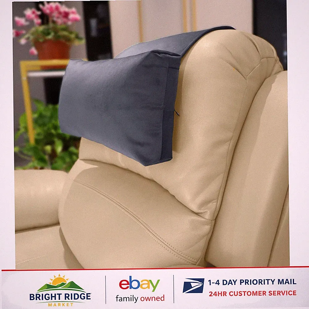 Adjustable Neck Support Pillow for Recliners, Armchairs, and Travel Comfort