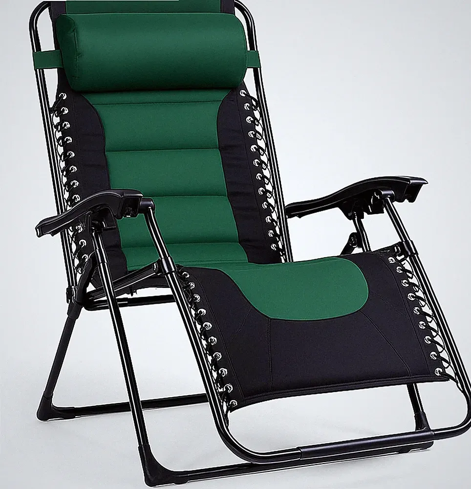 Deluxe XL Zero Gravity Recliner Chair with Padded Comfort & Side Tray
