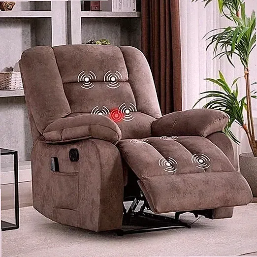 EBELLO Massage Recliner Chairs with Heat & Massage Overstuffed Recliner Chair
