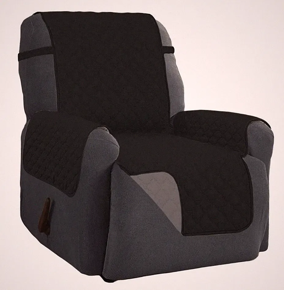 Recliner Chair Arm Cover Lazy Boy Pet Furniture Reversible Microfiber Protector