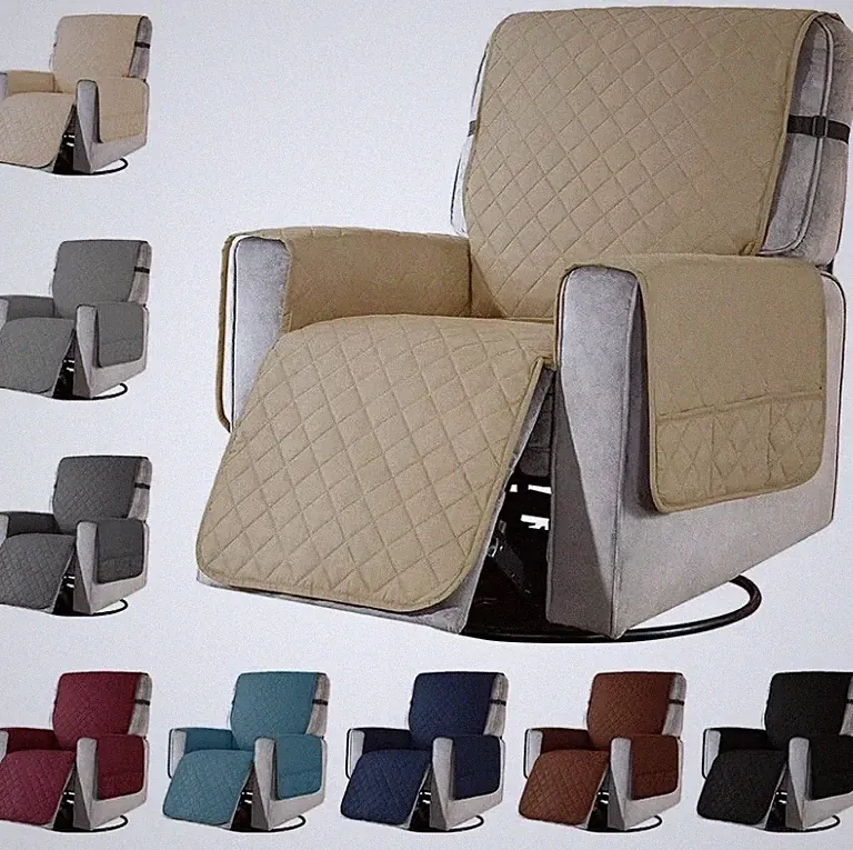 Recliner Sofa Chair Cover with NonSlip Strap Couch Protector Cover Slipcover Pet
