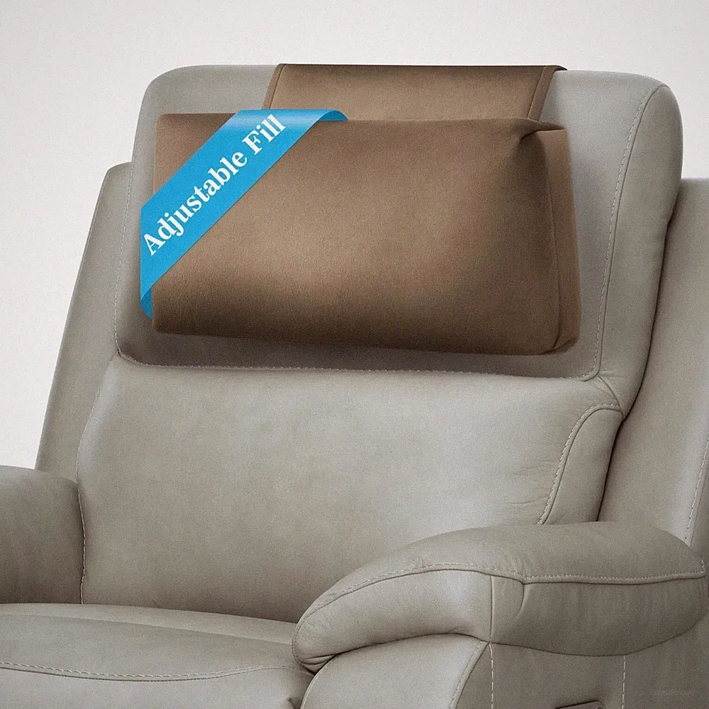 Soft Velvet Non Slip Headrest Pillow Neck and Head Support Pillow for Recliner